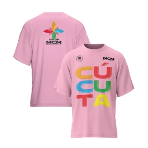 camiseta cucuta maraton metropolitana rosada